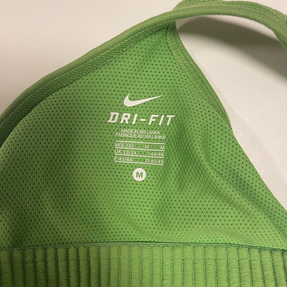 Nike Lime Green Dri-FIT Tennis Shirt - Picture 4 of 6